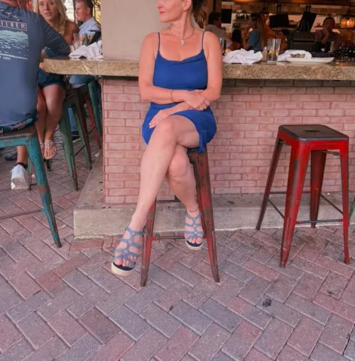 If you see me out, and i'm all dressed-up, i would hope you say hi and see if i have some time for some fun! i meet a lot of fun guys this way. by JandSabina