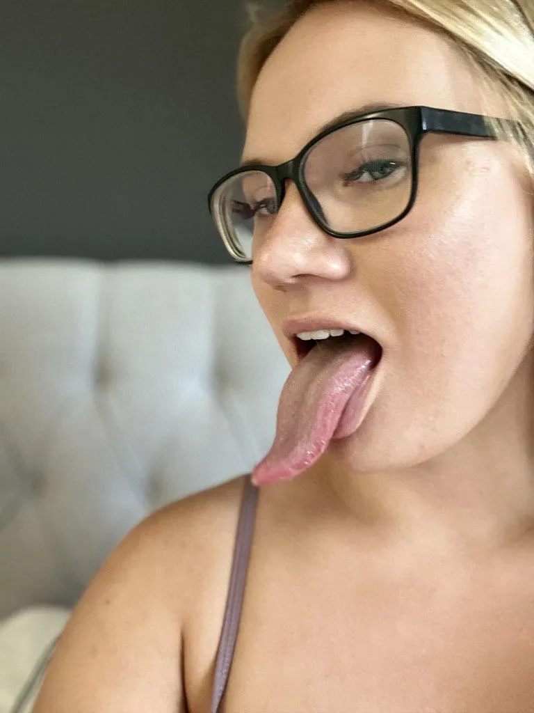If you think my tongue’s wild, wait until you see where it leads.  posted by jennyahegaoblonde