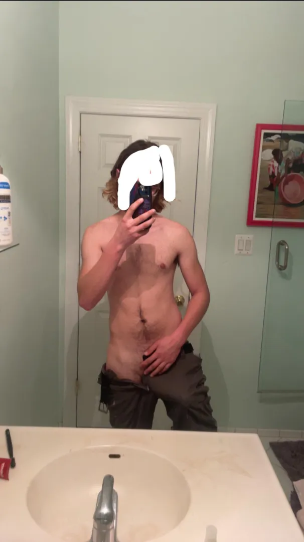 Ignore the awkward censorship and admire [M]y bulge.... posted by That_Blond_BWC