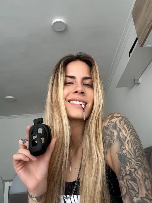 I’ll accept to be your gf if you let me keep you in chastity, would you accept by StarryFuzzy