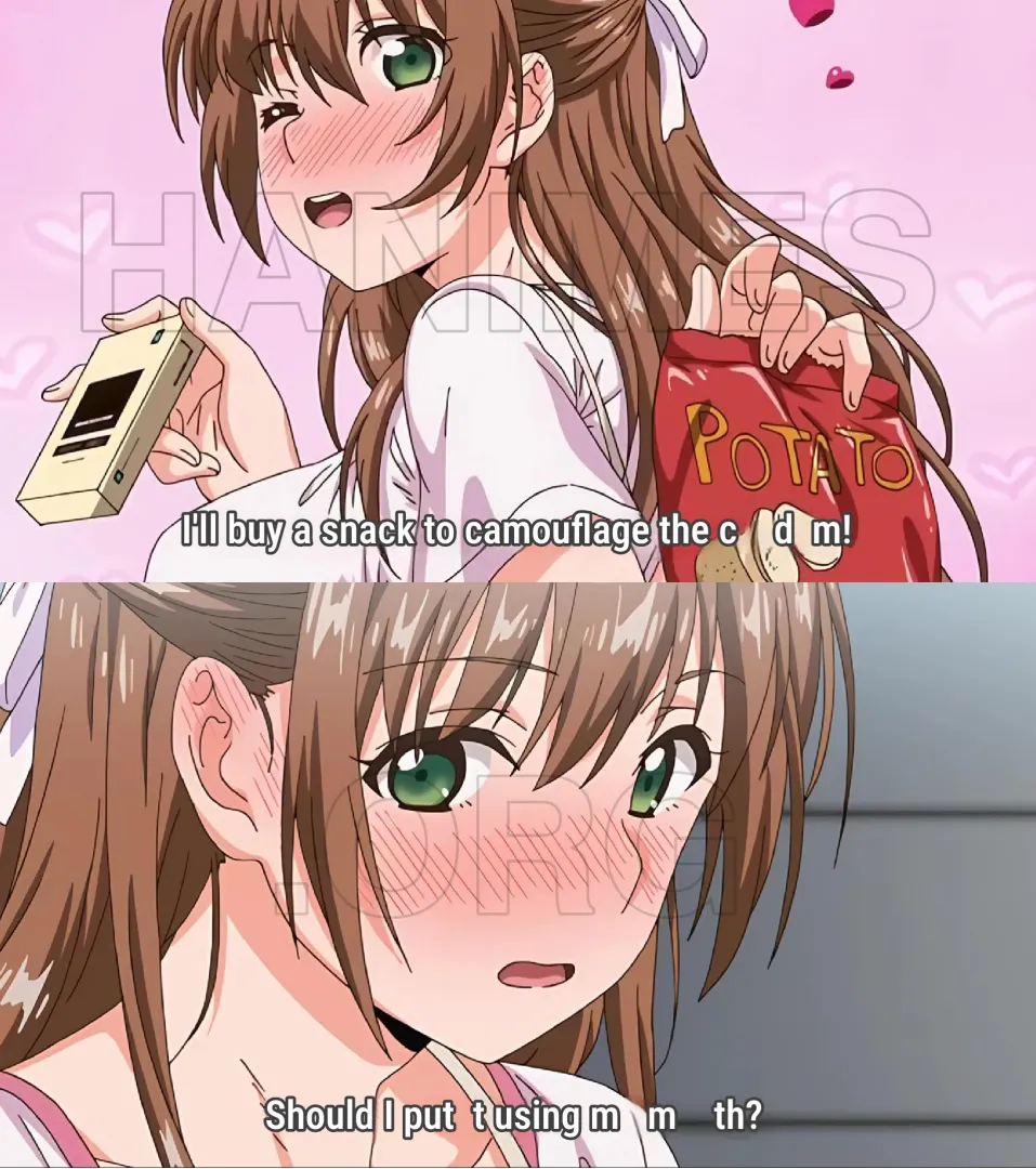 I'll buy a snack to camouflage the condom! posted by Hanime-Daily