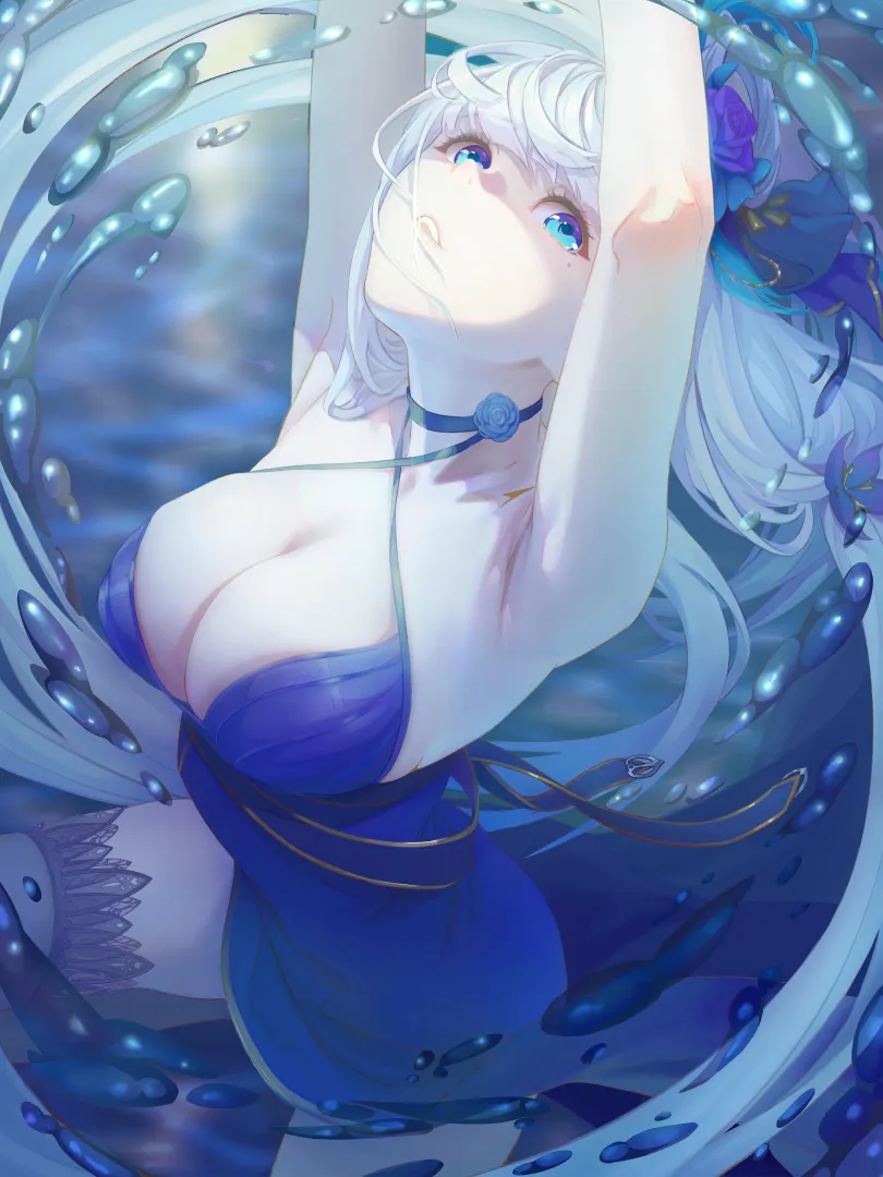 Illustrious pretty in the water (狸子大魔王) posted by elegantloveglimmer
