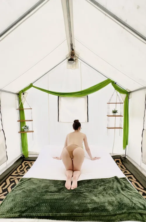 I'm all alone in my glamping tent by duchess_satine_OF