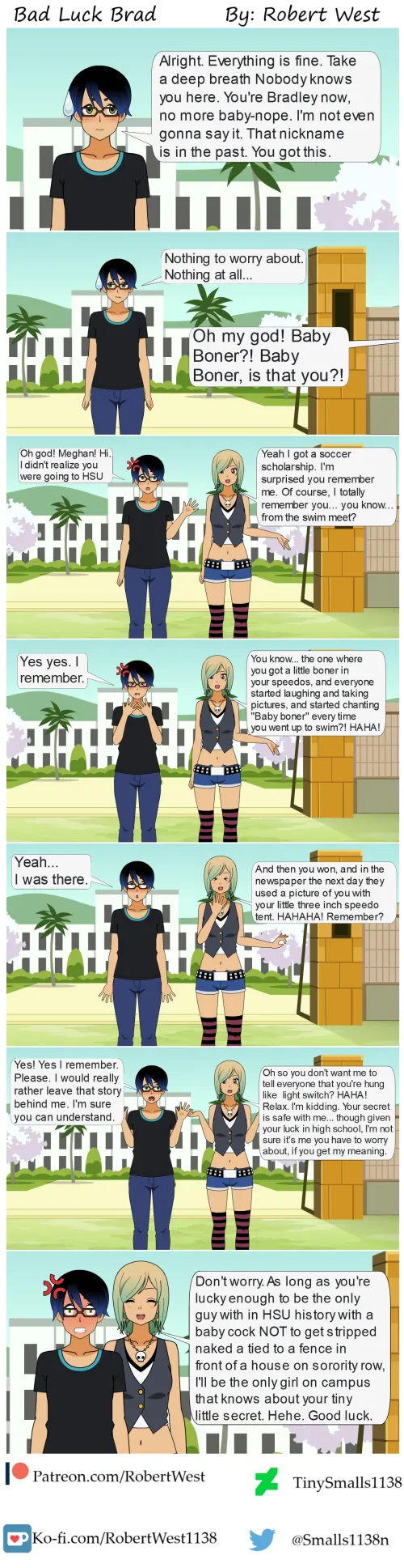 I'm back! Here's Bad Luck Brad #1 by TinySmalls1138