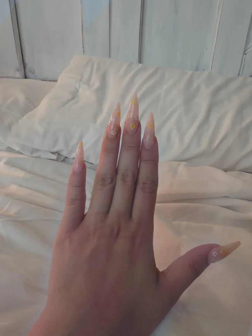 I’m desperate to get these slutty long nails again because they look amazing wrapped around your  posted by orvilina