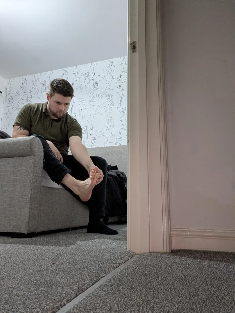 I'm getting changed. What are you looking at?  posted by higharch51