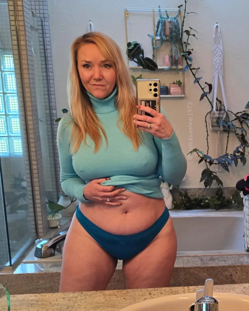 I'm not cold, I'm just naturally perky and you love it [F52] posted by Crystal_Sunshine_