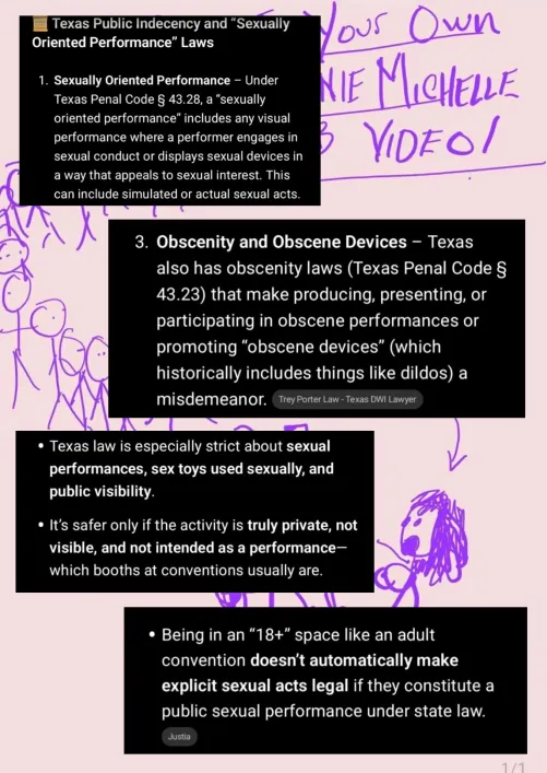 Im so sorry, but this bimbo doll doesn't want to break the law!  by omystephaniemichelle