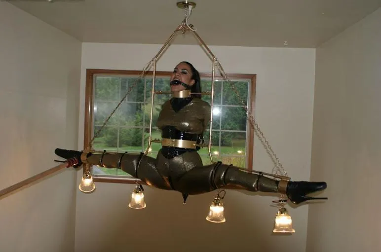 Imagine being an electrician and you get called out to your friends house to do the relevant tests and change the bulbs. And you find this..... your ex wife hooked up the mains. A present from a friend. You hooking her up to the mains? posted by bdsmpicsandgifs