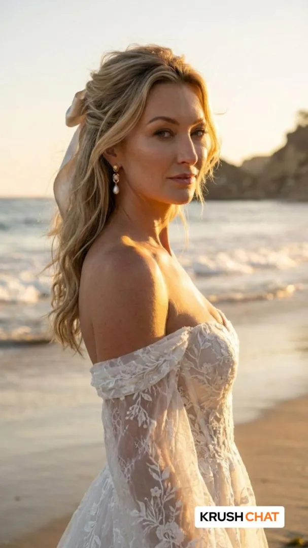 Imagine she's Your bride, glowing in her white dress posted by Regular_Chart_2980