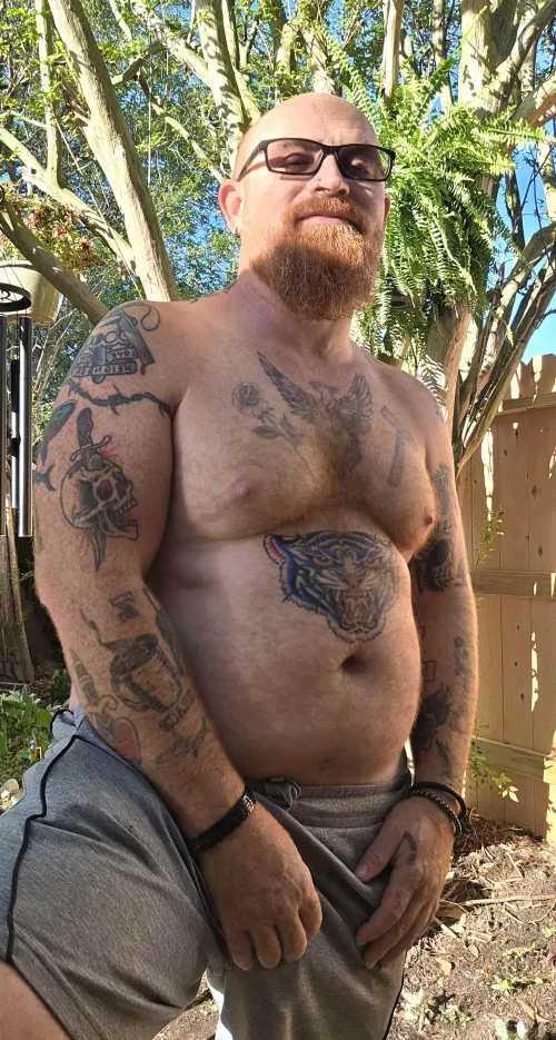 In my backyard  by texcentricasshole