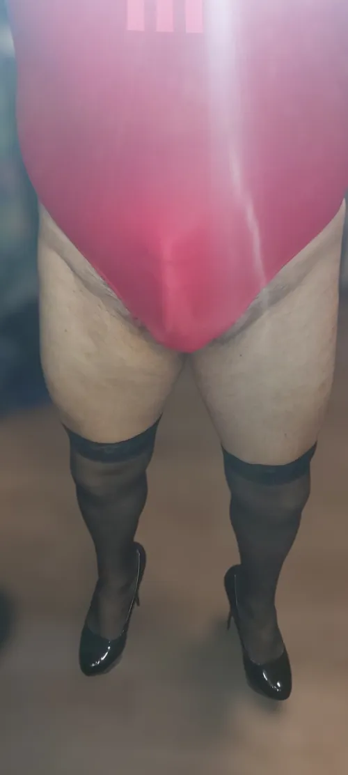 In red, Everything is possible, even wearing it in a public swimming pool by nation57