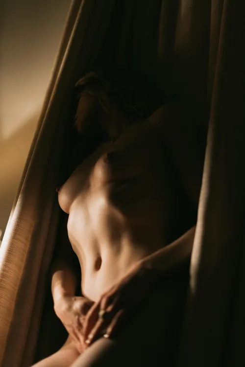 In the curtain by moineaupourri