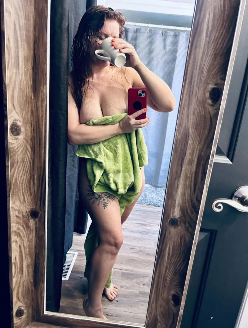 In the moring its shower coffees posted by Little_hicktown_xoxo