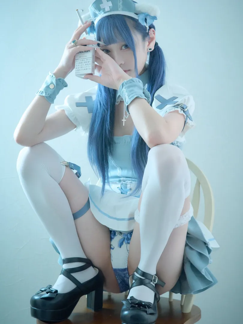 @inkya_blue__ Icy Nurse Cosplay posted by Pwnagepancakes