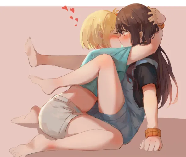 Intertwined kiss (MILKTEA) by BoredMoron30