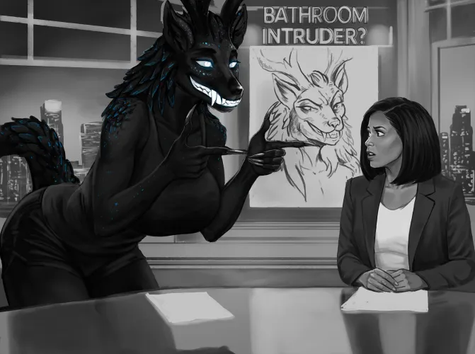 Interview with a cryptid [OC] [FF] by alexiuss