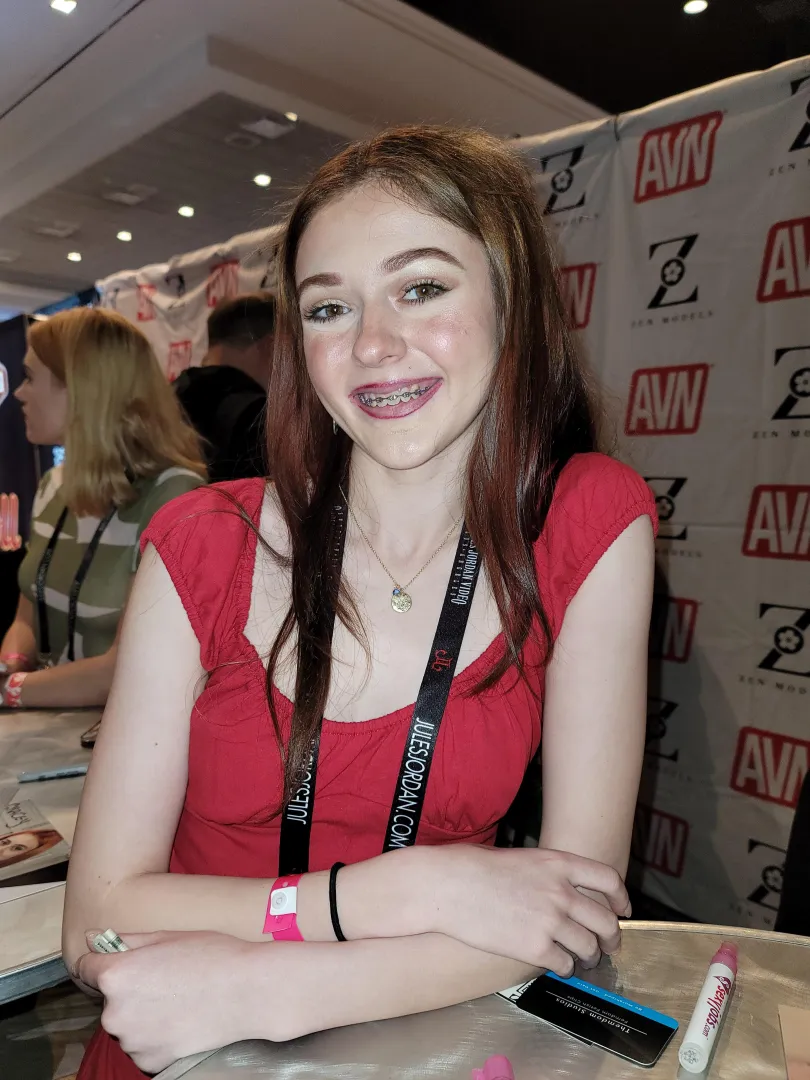 [Iris Copeland, 18]. Look who I found at Adult Entertainment Expo in Las Vegas. Brand new. Tiny, braces, just gorgeous. Shoots first scene with ExCoGi next week. Her first AEE. She already rocks my cock! posted by EdgeHeaven