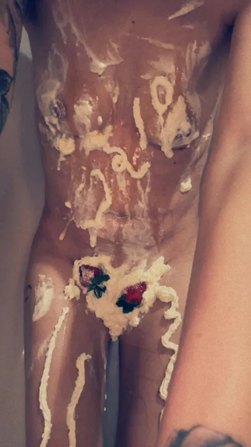 Irresistible strawberry and cream by WittyKangaroo677