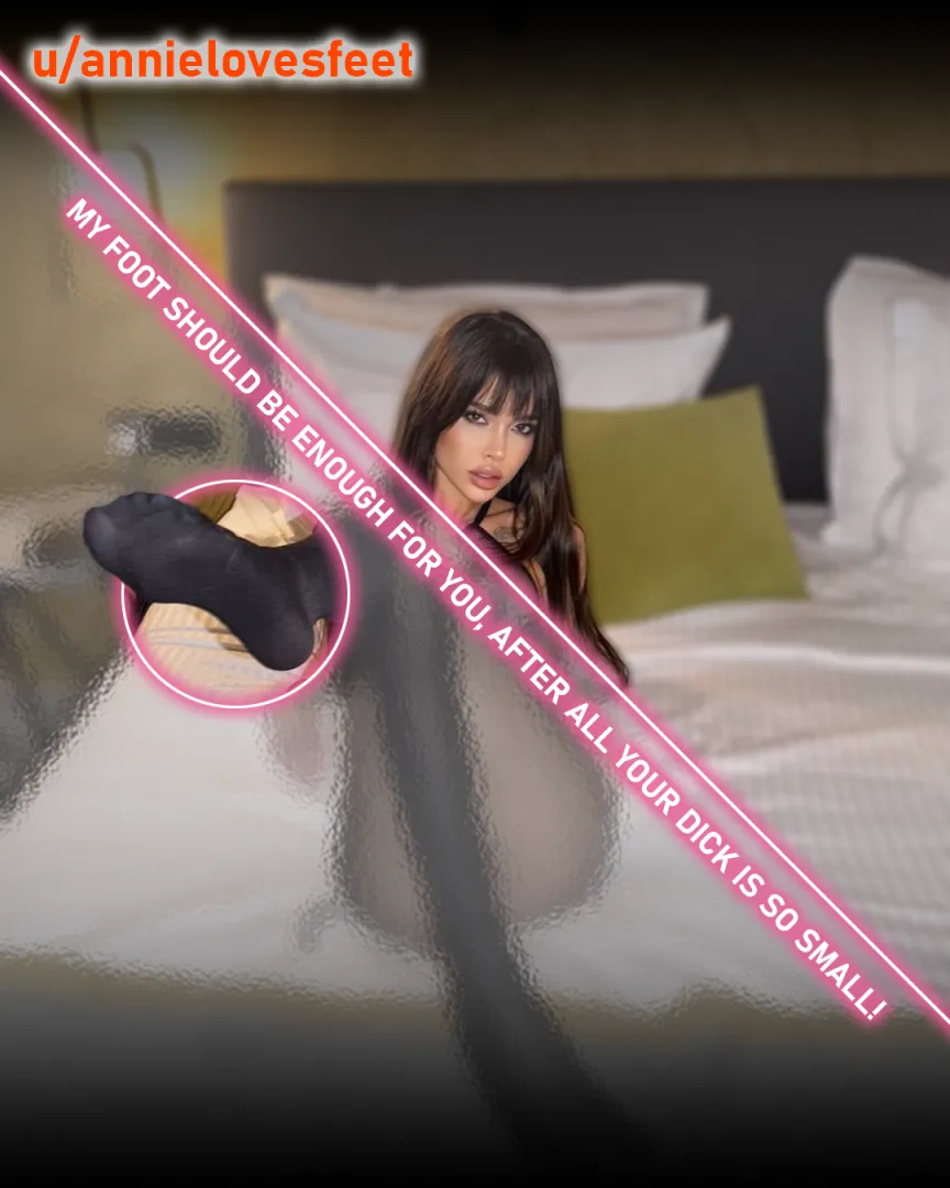 Is Daria Verys's foot enough to make you cum? posted by annielovesfeet