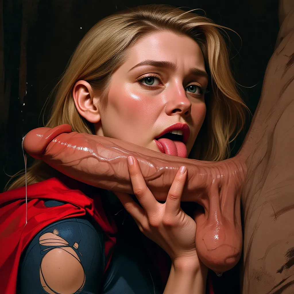 It has to be this big to be able to handle her. posted by SpicyToonStudio