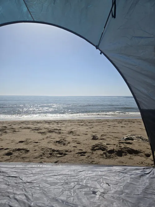 It's a beautiful day at the cove by Karnnette