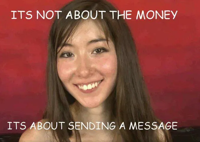 It's about the message posted by fruity_jello24