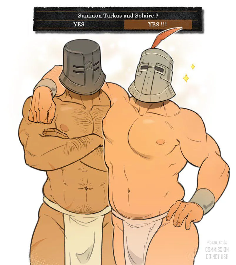 It's always fine to summon Tarkus and Solaire during difficult bossfights ! posted by Normal_Equivalent_11