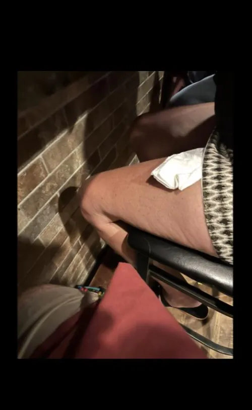 “It’s Flirty Friday! After I have some tequila I might tell the guy I end up talking to at the tavern that my husband has a micro penis? lol. You just sit there like a wimp if I do, or I will tell and show him more.“ by NikkiSeCT