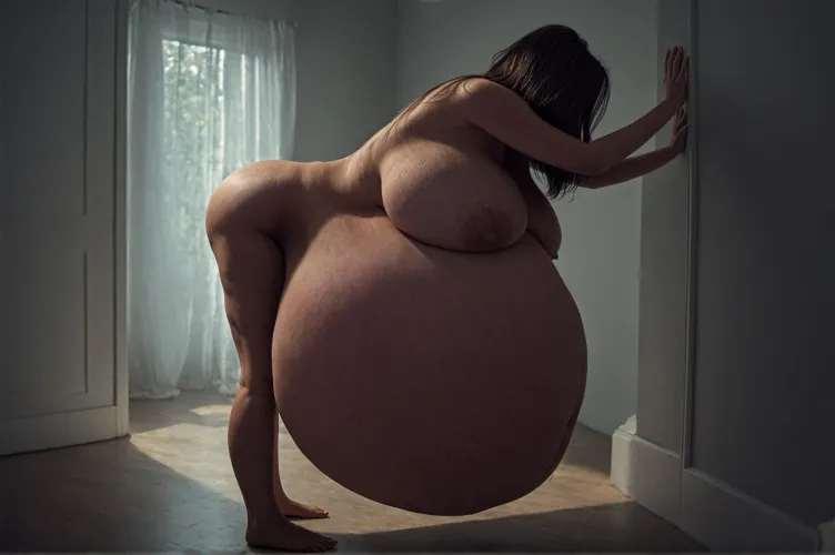 It's hard carrying something this heavy (hyperpregnant) by TripleBenthusiast