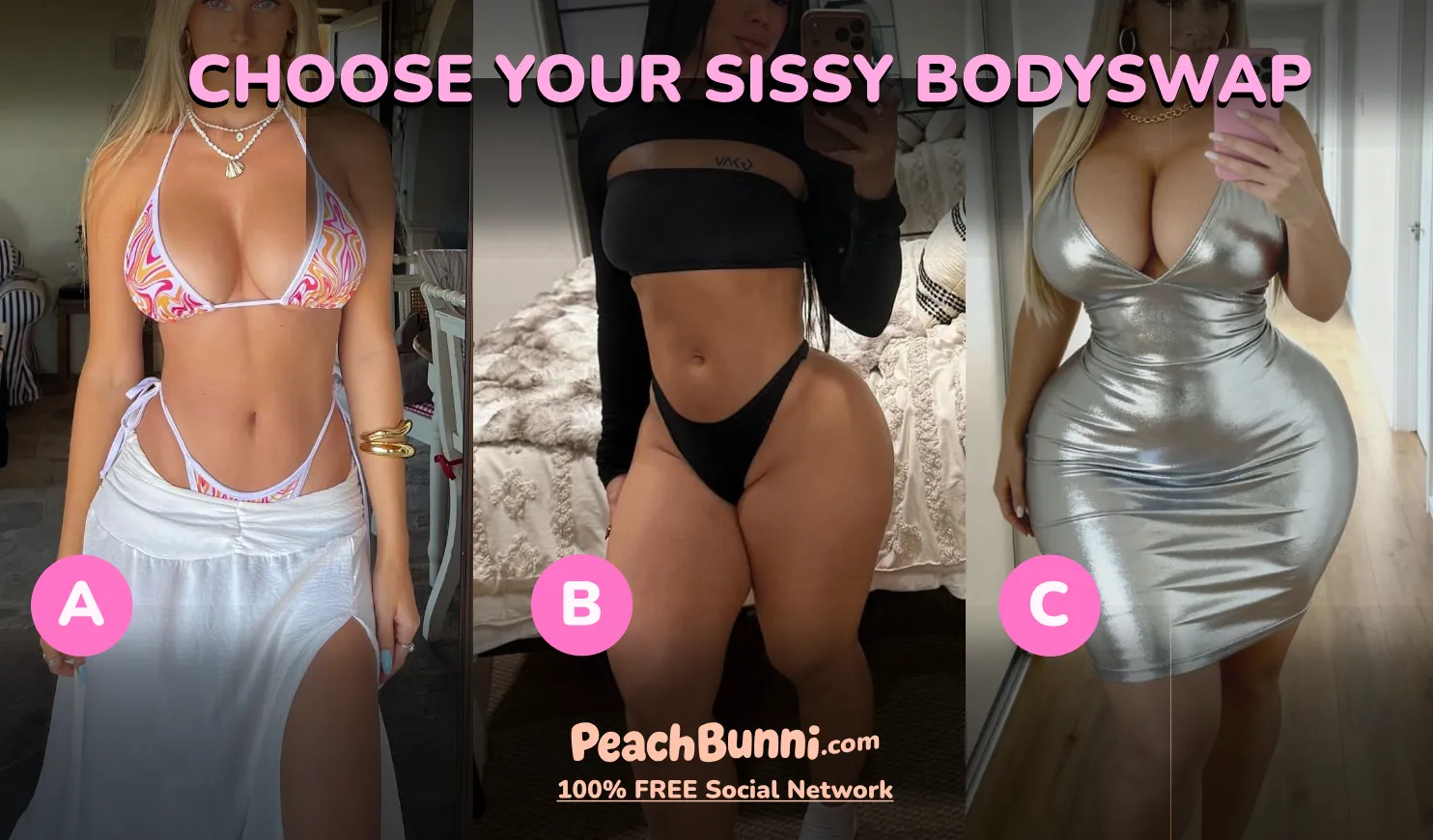 It's not a hard choice, you already know what you imagine when you look in the mirror... posted by joinpeachbunni