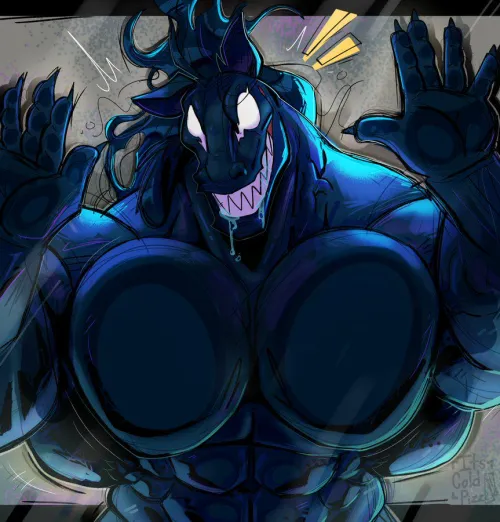its the year of the (venom) horse  (Its_ColdPizzArt) by Normal_Equivalent_11