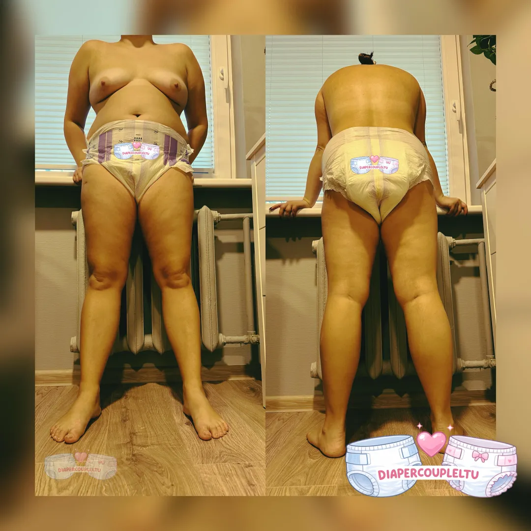 It's very cold. I'm warming myself naked in diapers by the radiator. posted by DIAPERCOUPLELTU