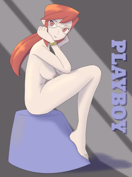 I've been drawing characters in Playboy Poses. Time for Ice Queen Lorelei. by Vidas_Night