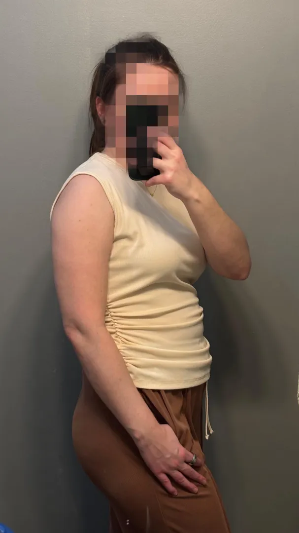 I've been sweating in these pants all day. posted by Mary3374