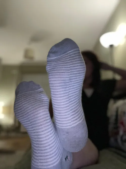 I’ve been wearing these stinkers all day  by godess_feet