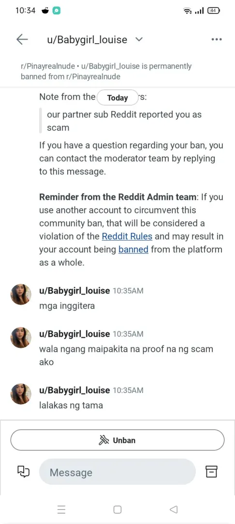 Iyaking Scammer posted by LoveLikeYoudo11
