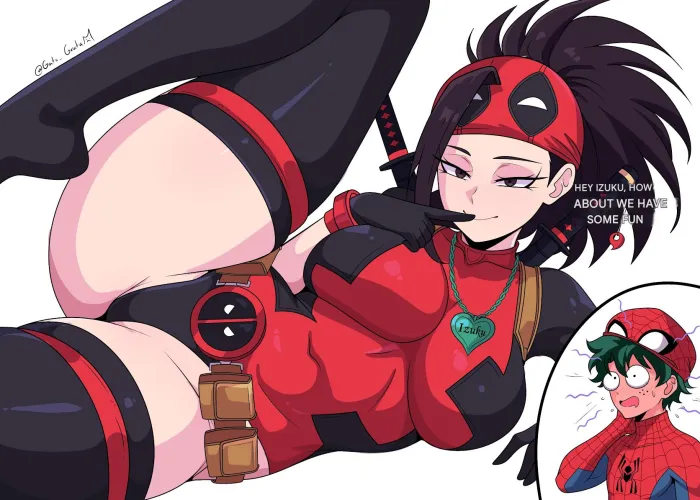 Izuku x Momo (@gato_gratam) by Gold-Doctor-3969