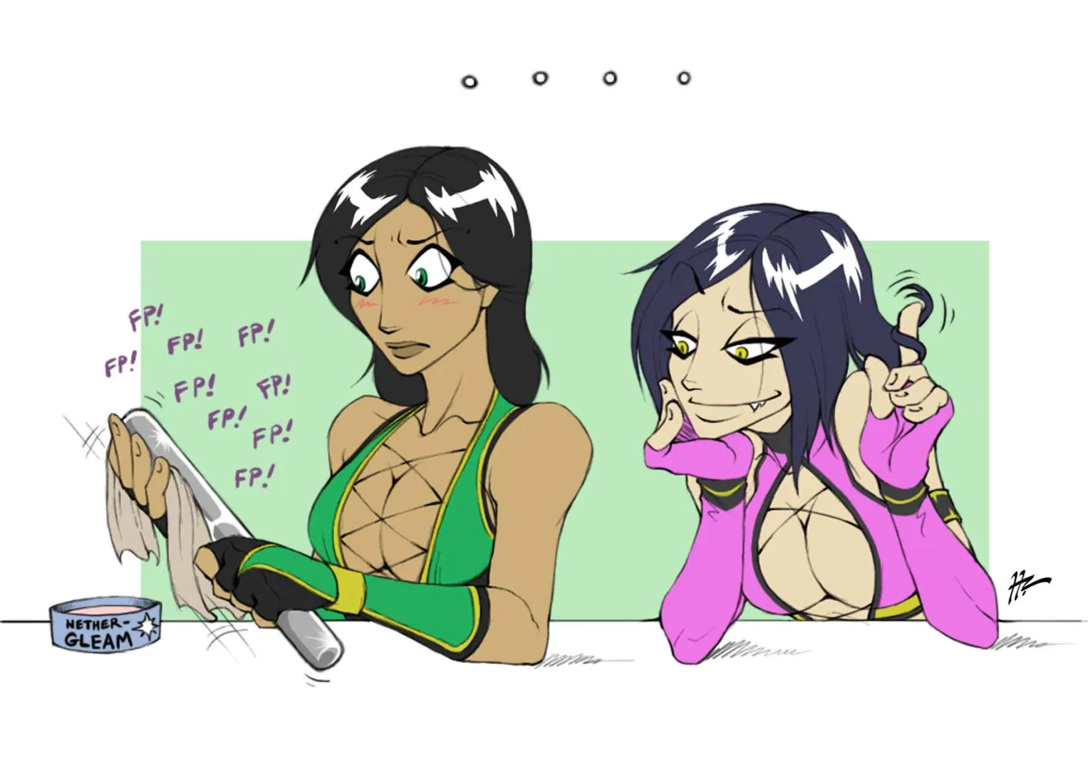 Jade giving Mileena ideas (blunt-kitana) posted by Xxxlegitnoobswag
