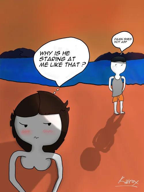 Jaiden At the Beach by Marinisgeil