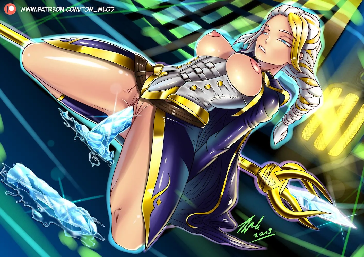 Jaina plays with ice (tomwlod) posted by SiarX