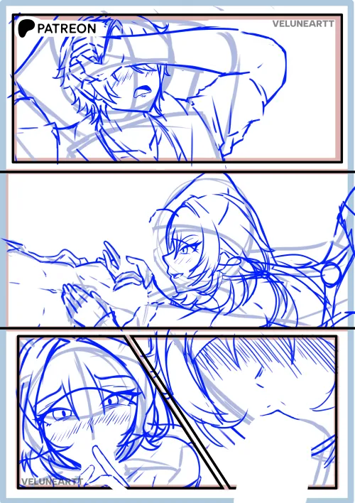 Jane thinks she can fit it all in her mouth (VeluneArtt) by VeluneArtt