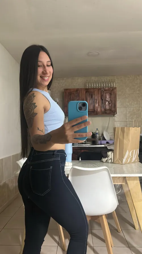 Jeans black or blue? by Brendyvip