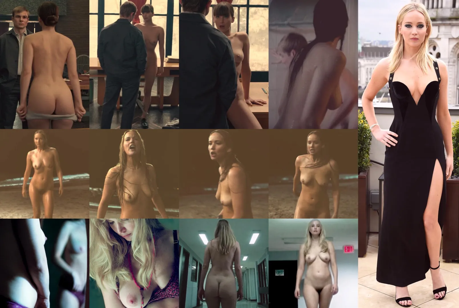 Jennifer Lawrence Nude Full Frontal Collage posted by lisaschmeeser