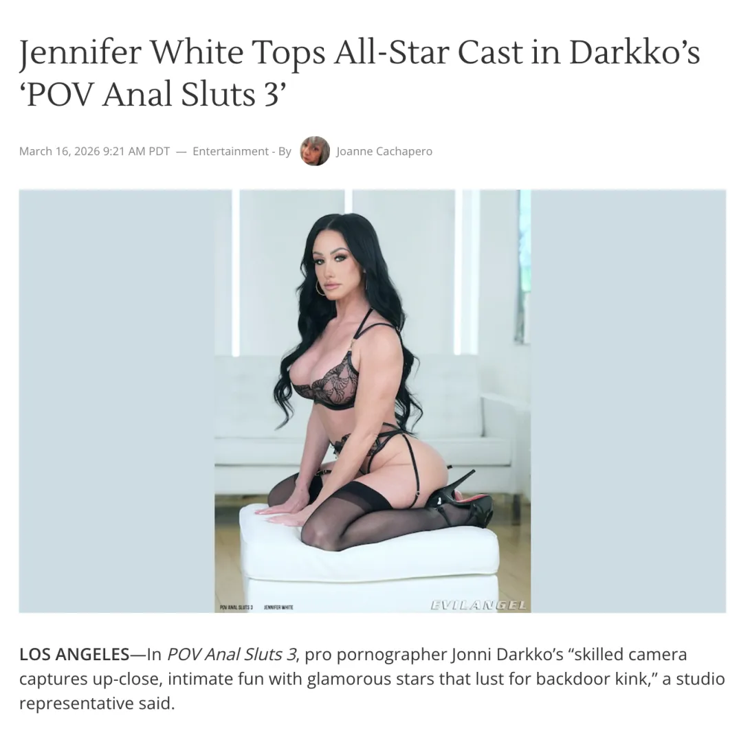 Jennifer White Tops All-Star Cast in Darkko’s ‘POV Anal Sluts 3’ posted by DSCholly