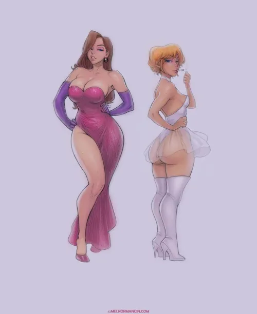 Jessica Rabbit x Holli Would cosplay by OkSeaworthiness3597