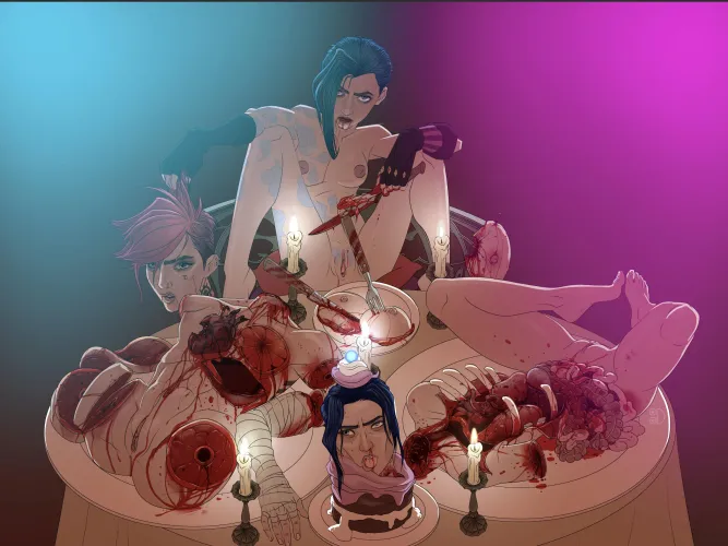 Jinx’s Feast (Tittydispenser) by titty_dispenser