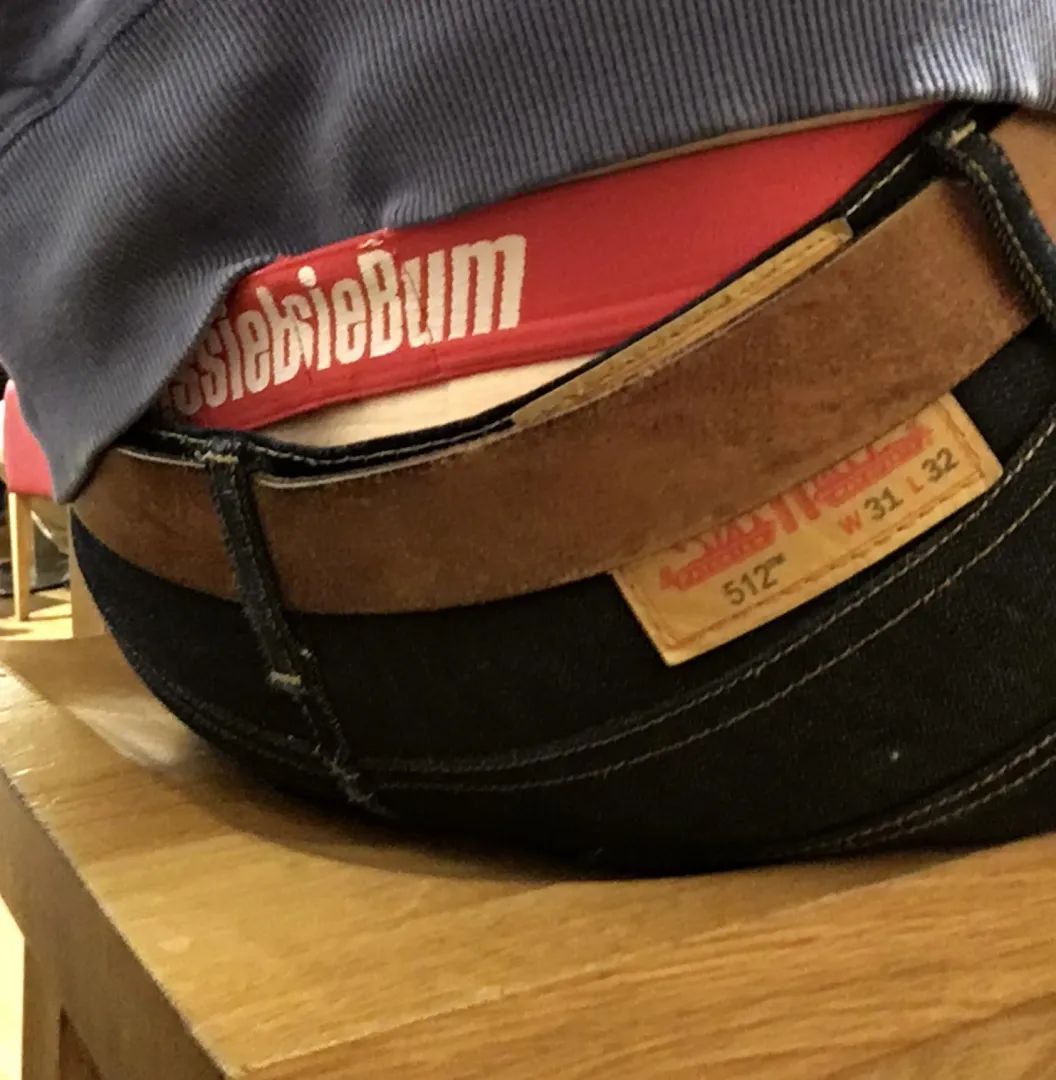 Jockstrap waistbands do have a tendency to ride up. I’ll leave it up to you to decide if that’s a good or a bad thing. posted by Richardse1