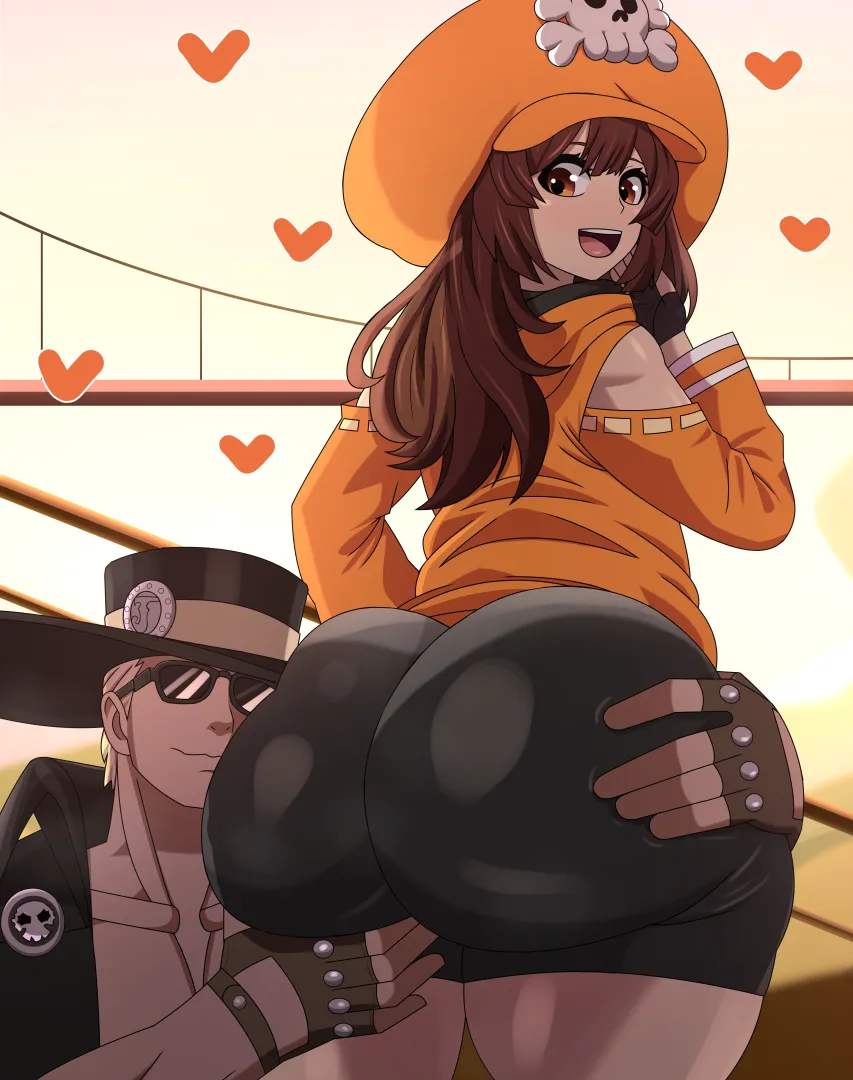 Johnny finally takes a liking to May's assets (Kibou-kage) (my commission) posted by BopSomeElks