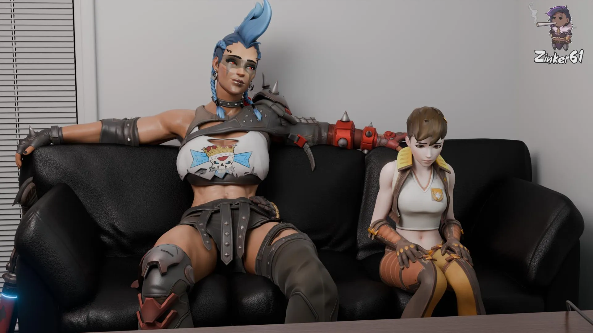 JQ and dva going in for some kind of interview, wish them luck! (OC, Zinker61) posted by DiesNahts